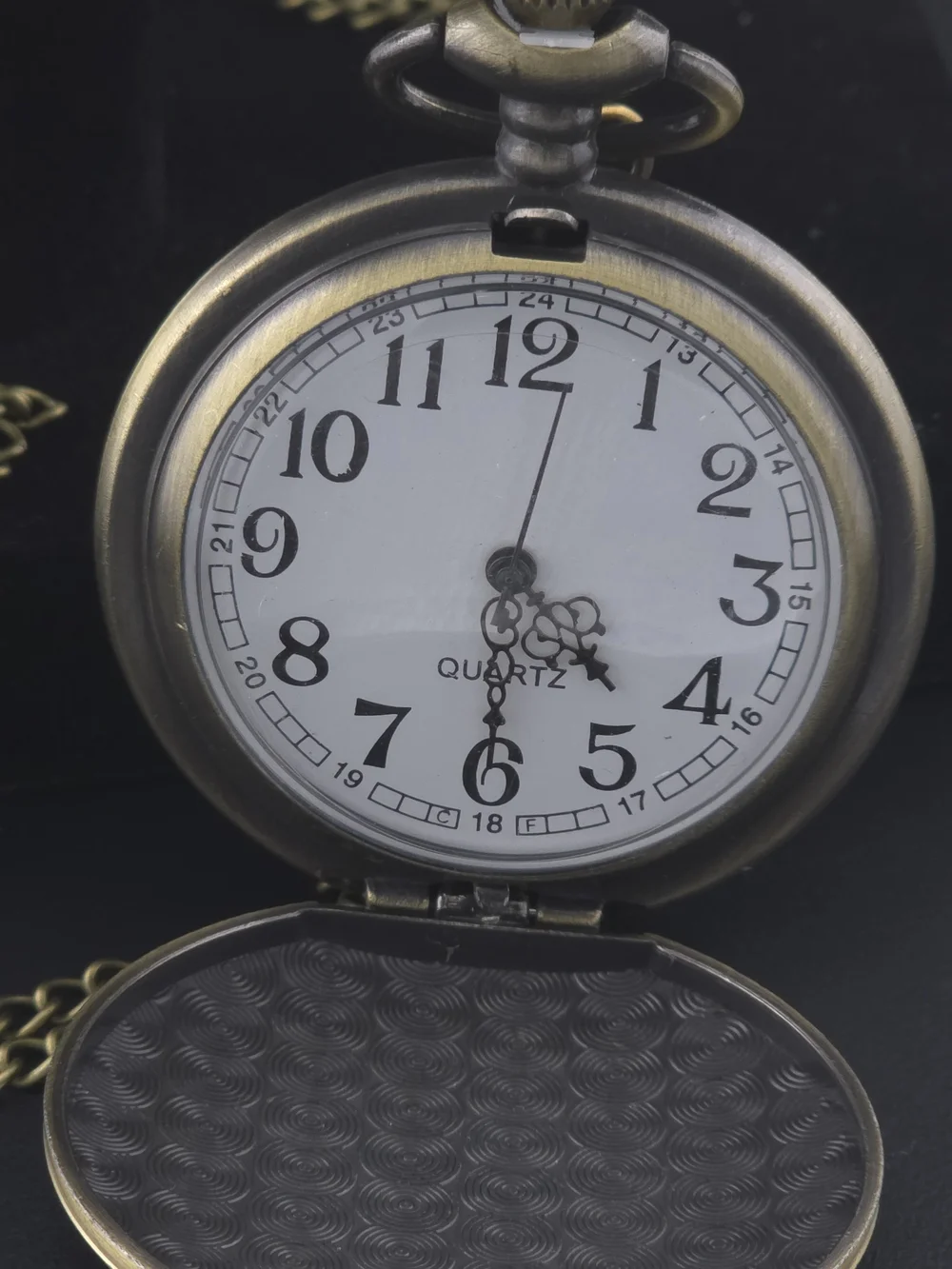 Patriotic Eagle Pocket Watch - Blue and Gold Finish